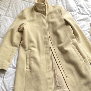 Elegant Cream Women's Coat